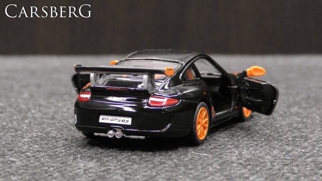 78. 2010 Porsche 911 GT3 RS - Kinsmart 1/36 смотреть онлайн