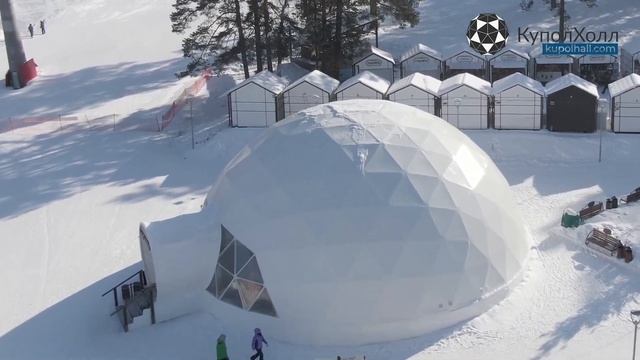 Купол под прокат спортивного инвентаря. Манжерок, Алтай. смотреть онлайн