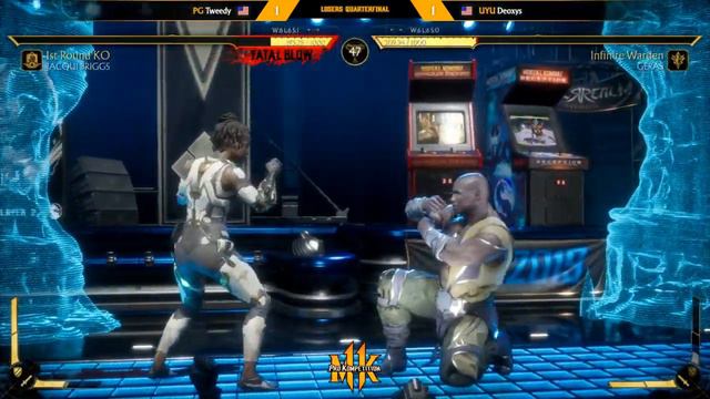 EVO2019 - PG Tweedy (Geras) vs UYU Deoxys (Jacqui Briggs) - Mortal Kombat 11 Top 8 смотреть онлайн