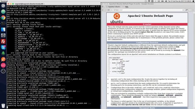 #2 Instalação e configuração do Apache2 + MySQL + php5 + phpMyAdmin (LAMP) смотреть онлайн