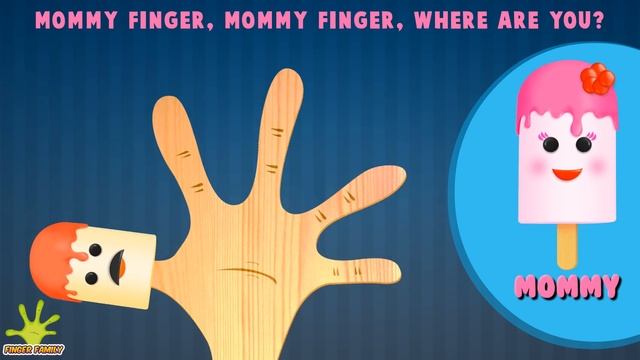The Finger Family Ice Cream Candy Family Nursery Rhyme | Ice Cream Finger Family Songs