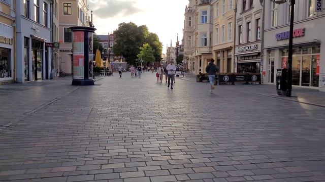 Rostock, Germany 🇩🇪 | 4K Evening Walk In Rostock City Center