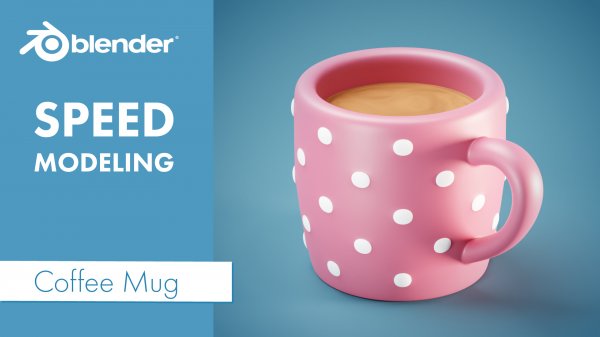 Моделируем кружку кофе в Blender 3D