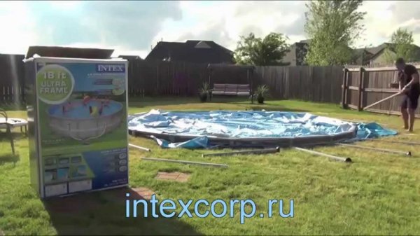 Intex Ultra Frame Pool бассейн Интекс