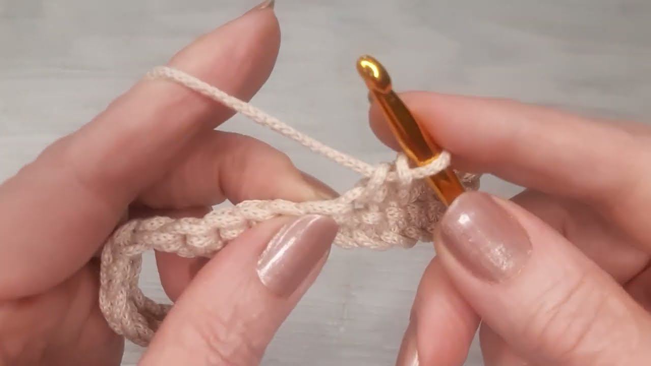 Простой узор для коврика, сумки, пледа.  Crochet Pattern