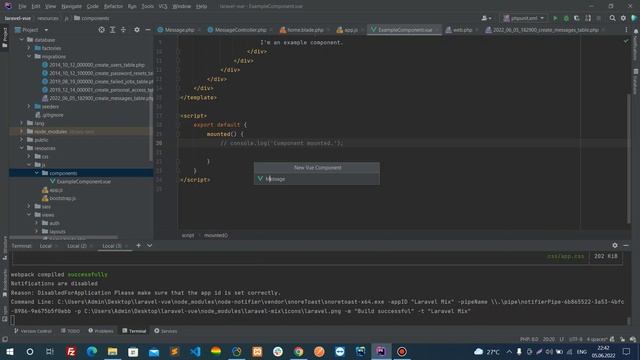 Դաս #7 Vue + Laravel Ստեղծում ենք Chat смотреть онлайн