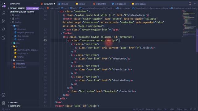 Crea una Landing Page con HTML5, CSS3, JQUERY Y BOOTSTRAP 5 - parte 2 - CURSO PREMIUM смотреть онлайн