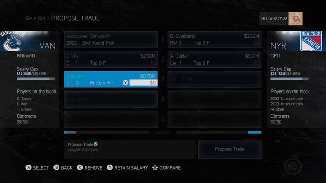NHL 15: GM Mode Commentary - Vancouver Canucks ep. 44 - A Gift From New York? смотреть онлайн