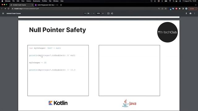 Android Crash Course - 2 | Kotlin Basics смотреть онлайн
