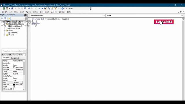 Excel Form Control : TextBox | VBA Code To Textbox Control | TextBox in Excel Sheet , UserForm смотреть онлайн