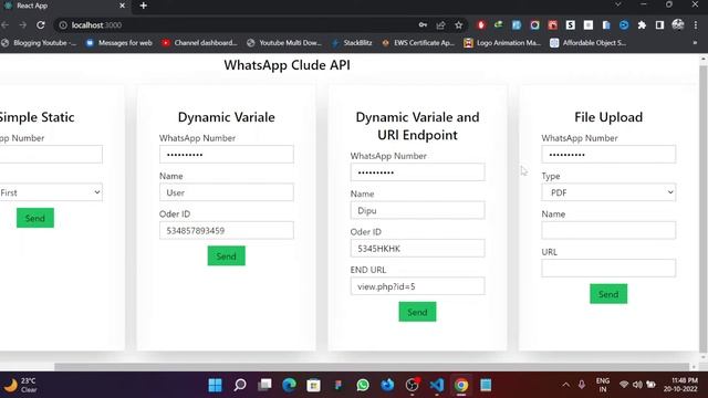 WhatsApp Cloud API Integration With React Js | WhatsApp Web Integration | Part 1 смотреть онлайн