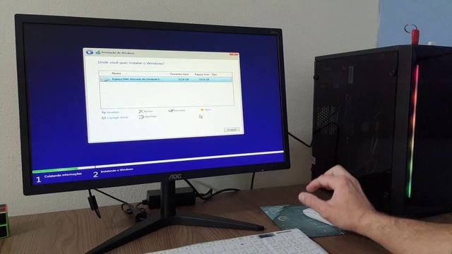 COMO INSTALAR WINDOWS 10 EM PC E NOTEBOOK QUE VEIO COM SISTEMA LINUX смотреть онлайн