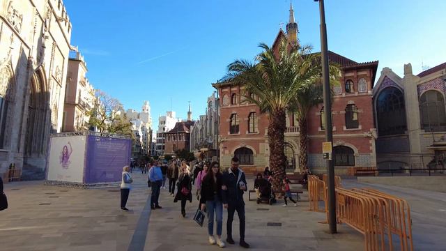 【8K】Valencia: Historical Center - Walking Tour смотреть онлайн