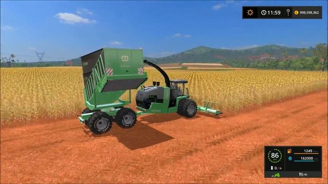 Farming Simulator 17 | CRAZY GRASS CUTTER W/ BIG KRONE X 1100 CARGO BLACK & GREEN SPECIAL EDITION смотреть онлайн