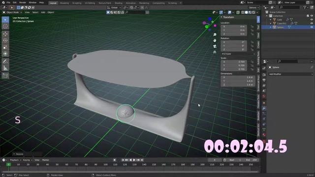 Satisfying Ball Swing Loop Animation - 5 minutes challenge (Blender 2.92Tutorials available) смотреть онлайн