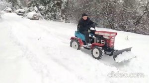 Агромаш мт 110 Чистим снег