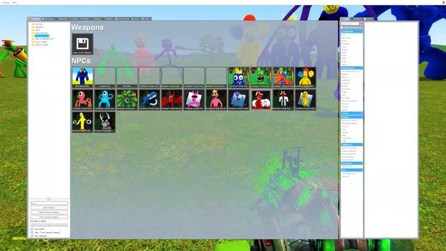 SIZE COMPARISON NEW ALL RAINBOW FRIENDS FAMILY In Garry's Mod! смотреть онлайн