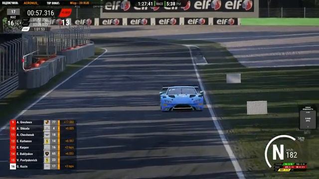 ACC | 2h Of Monza - GOHA.RU RACING TEAM смотреть онлайн