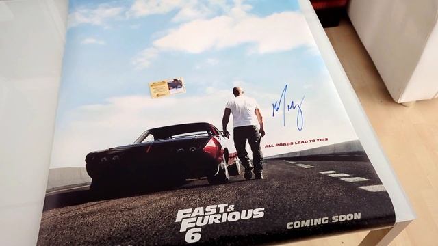 Fast & Furious 6 Original Movie Poster Signed By Michelle Rodriguez Certified Authenticity смотреть онлайн