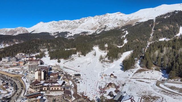 Архыз, полёт на дроне смотреть онлайн