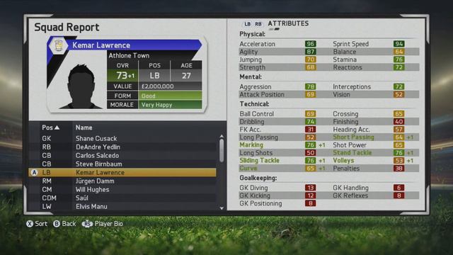 FIFA 15 | Kemar Lawrence | Player Growth Test смотреть онлайн