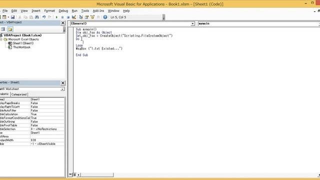 VBA Excel Check File Exist смотреть онлайн