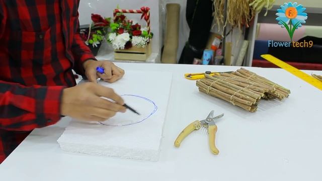 Make a Flower Vase with Wood Stick || How to make Stick Flower Vase and flower arrangement смотреть онлайн