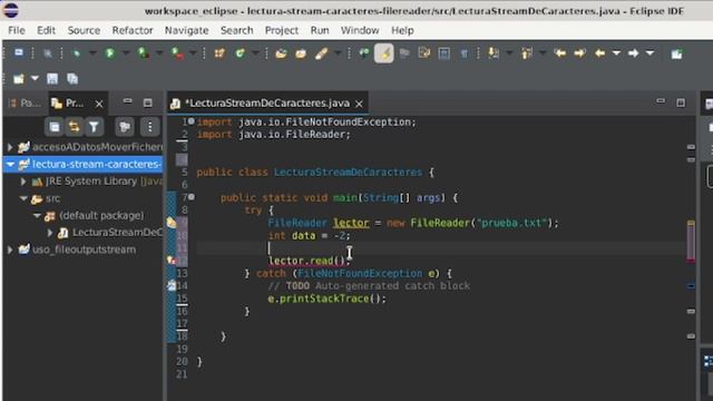 Flujo de caracteres con FileReader de Java смотреть онлайн