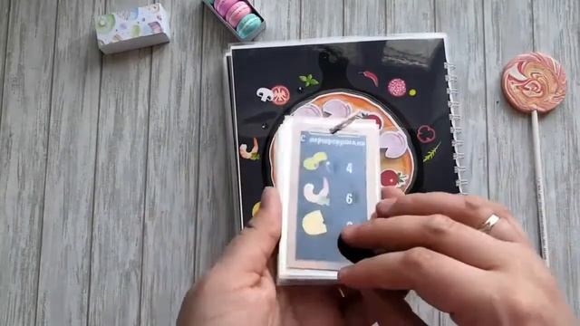 Макет книжки на липучках Пицца смотреть онлайн