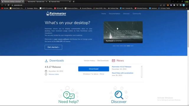 How To Make Your Desktop Look Clean With Rainmeter (Mond) - Add Clocks, And More To Your Desktop смотреть онлайн
