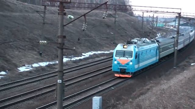 ЭП1м-556 с составом Москва-Балашов смотреть онлайн