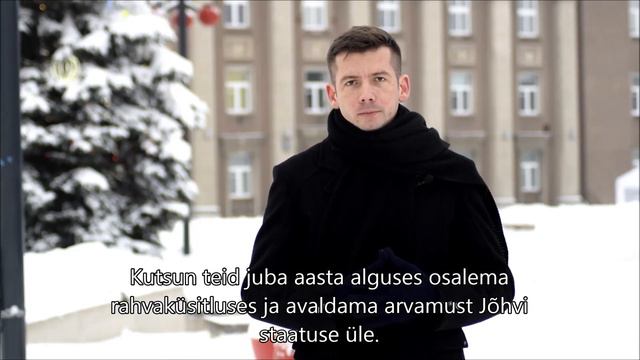 Jõhvi vallavanema, Martin Repinski jõulutervitus смотреть онлайн