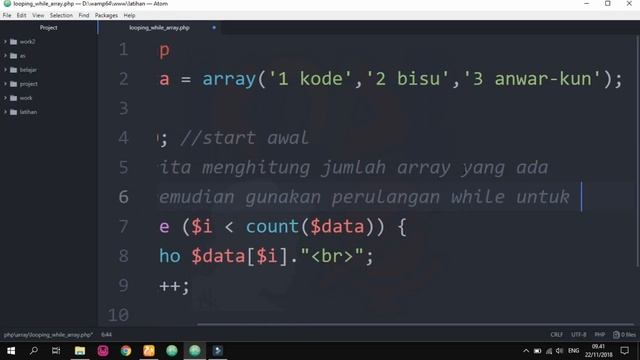 Cara Membuat Perulangan WHILE Menggunakan Array di PHP смотреть онлайн