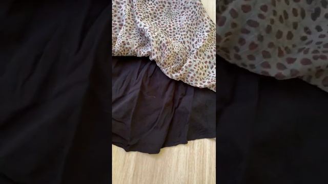 Платье шифоновое леопардовый принт