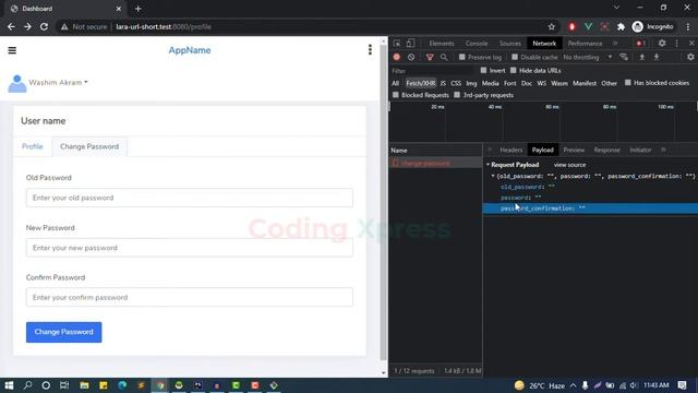 23 Change Current Password in Laravel Vuejs | Laravel Vue.js URL Shortener Tutorial | Coding Xpres смотреть онлайн
