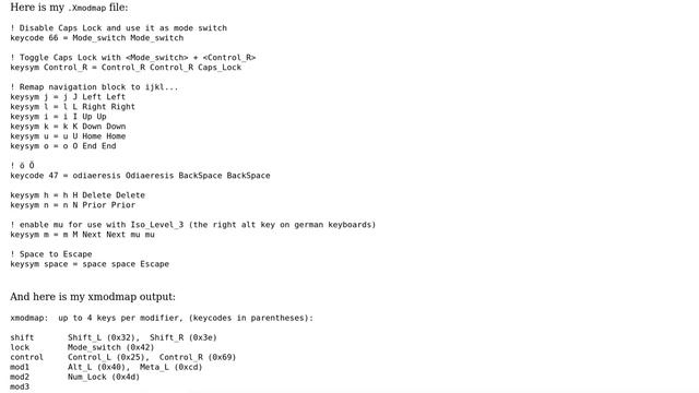 xmodmap remapping doesn't work in java swing applications (like Intellij-IDEA) смотреть онлайн