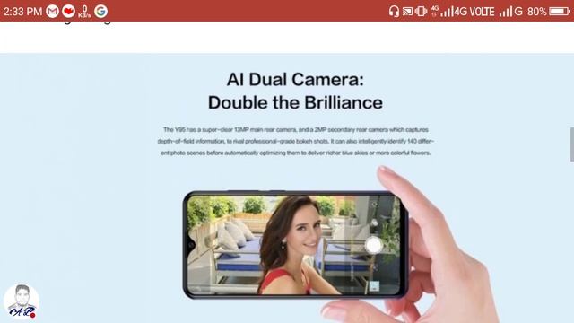 Vivo Y95 announced with 4030 mAh battery and Snapdragon 439 || смотреть онлайн