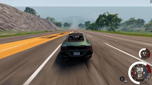 Спуск Без Тормозов! Краш Тест Автомобилей! В BeamNG Drive