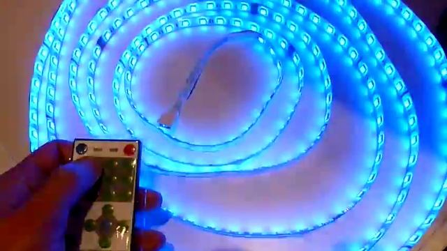 Светодиодная лента 5050 SMD 60 100 RGB IP65 Бегущая волна + контроллер2 смотреть онлайн