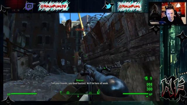 Fallout 4 - Shotguns Are For Ninjas, Too | Very Hard / PS4 / No Mods / Shotgun 'n Melee смотреть онлайн