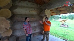 Баня ГИГАНТ огромного ДИАМЕТРА из сибирского КЕДРА