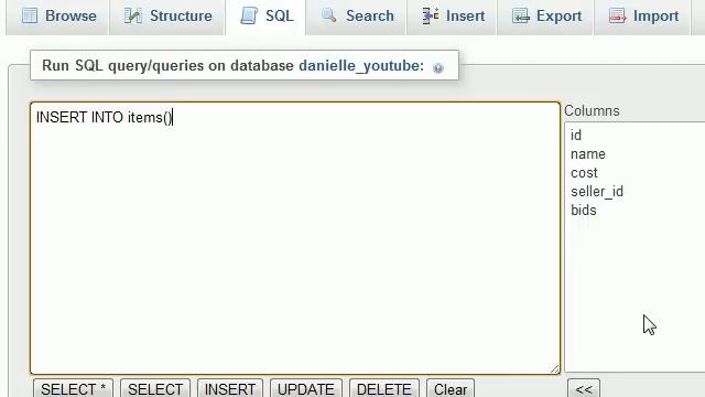 MySQL Database Tutorial - 26 - INSERT INTO смотреть онлайн