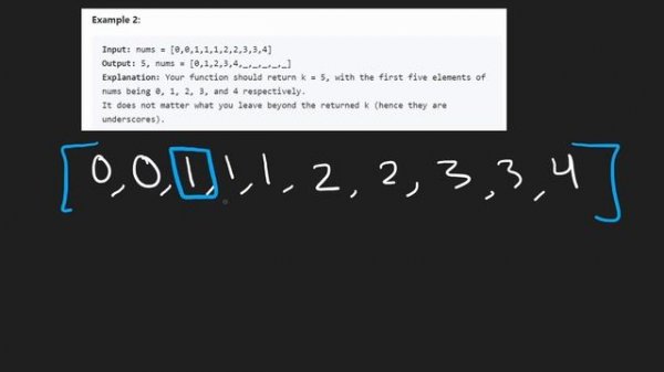 Remove Duplicates from Sorted Array - Leetcode 26 - Python