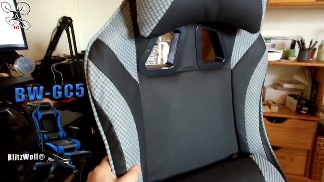 BlitzWolf BW-GC5 & BW-ESD2 - Fauteuil et Bureau télescopique - Au bureau assis ou debout ! смотреть онлайн