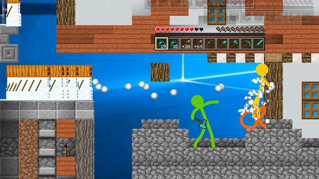 Анимация против Майнкрафта Эпизод 7 (PvP) Русская Озвучка смотреть онлайн