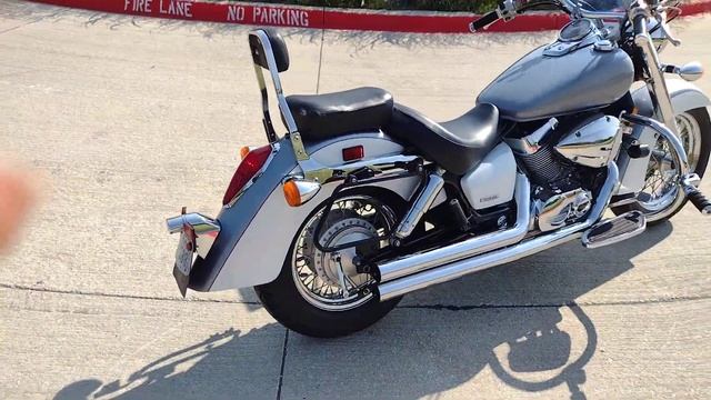 Honda Shadow 750 Aero exhaust drag pipe sound смотреть онлайн