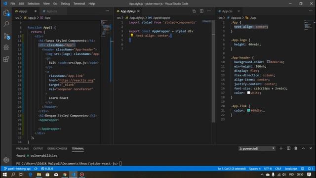 #6 Mudah Belajar React - Styled Component React смотреть онлайн