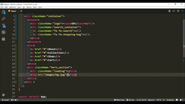 React JS tutorial in Hindi | How to create a Landing page with React Js and GSAP Animation | Part:2 смотреть онлайн