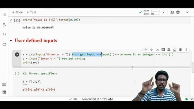 #17.2 Format specifiers in python part2 | formatting types in python | how to use format specifier смотреть онлайн