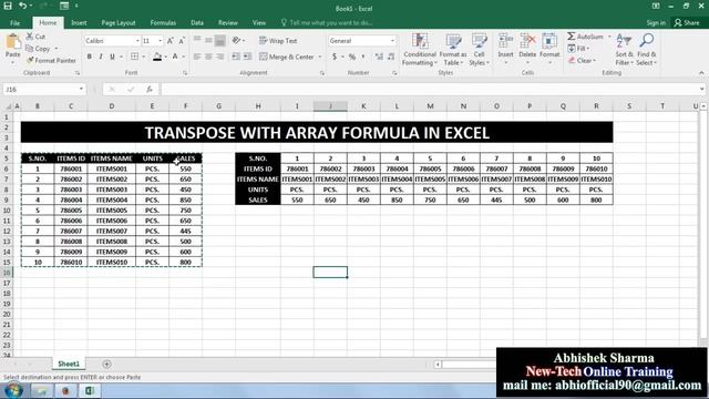 Part- 02 | Ms Excel Array Formula Series In Hindi | Transpose With Array смотреть онлайн
